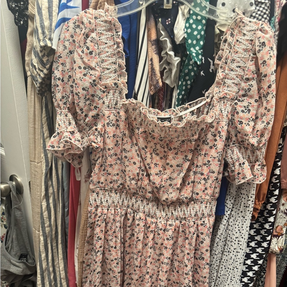 Floral Pink Dress